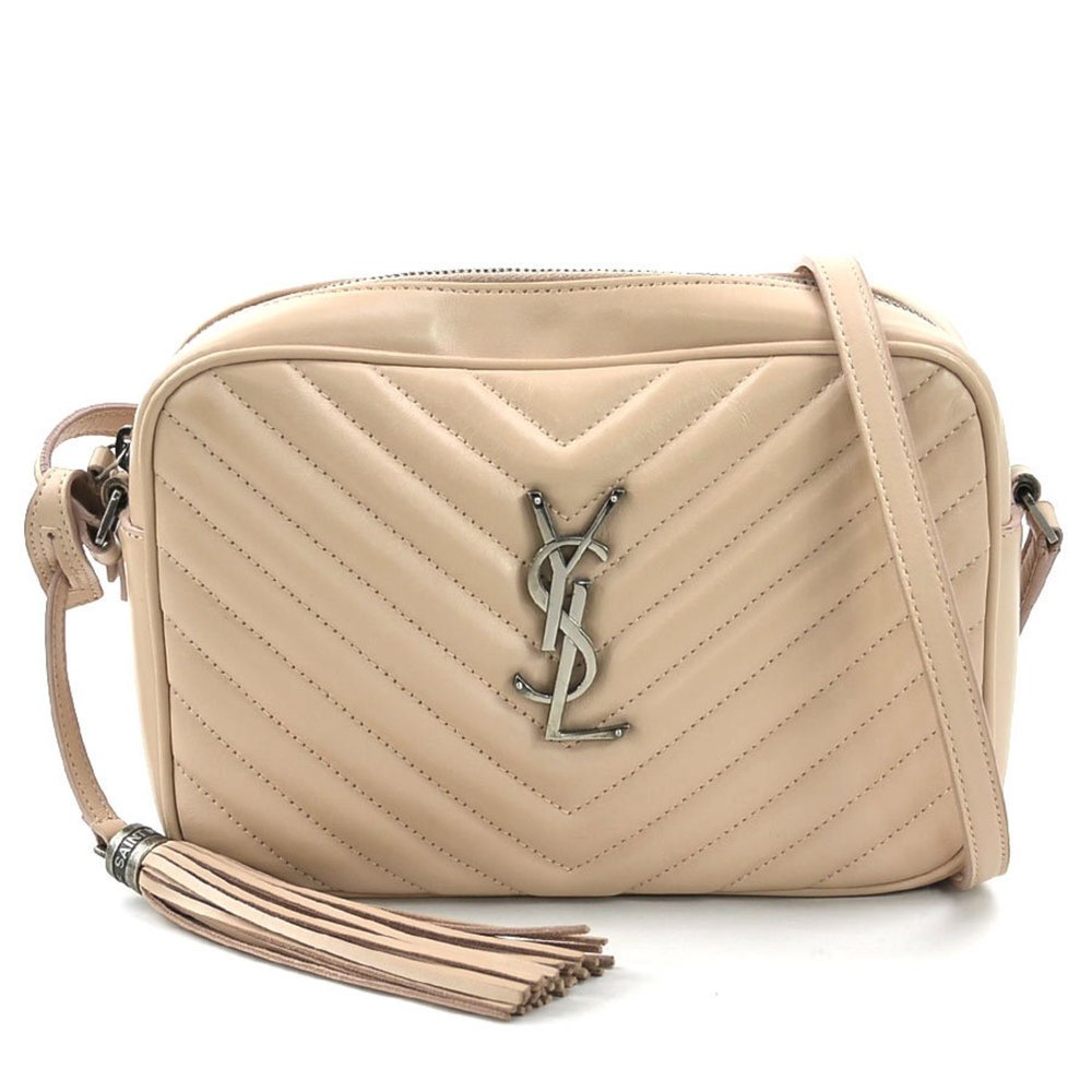 Saint Laurent Lou Beige Leather shoulder - Picture 1 of 5